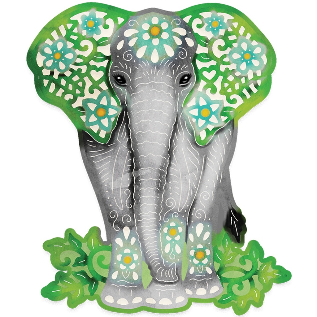 Sweet Dixie Floral Elephant die set
