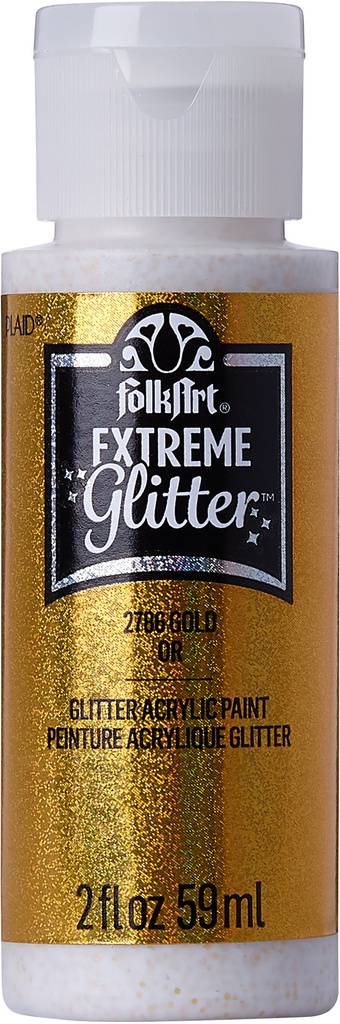 Gold FolkArt Extreme Glitter 2oz