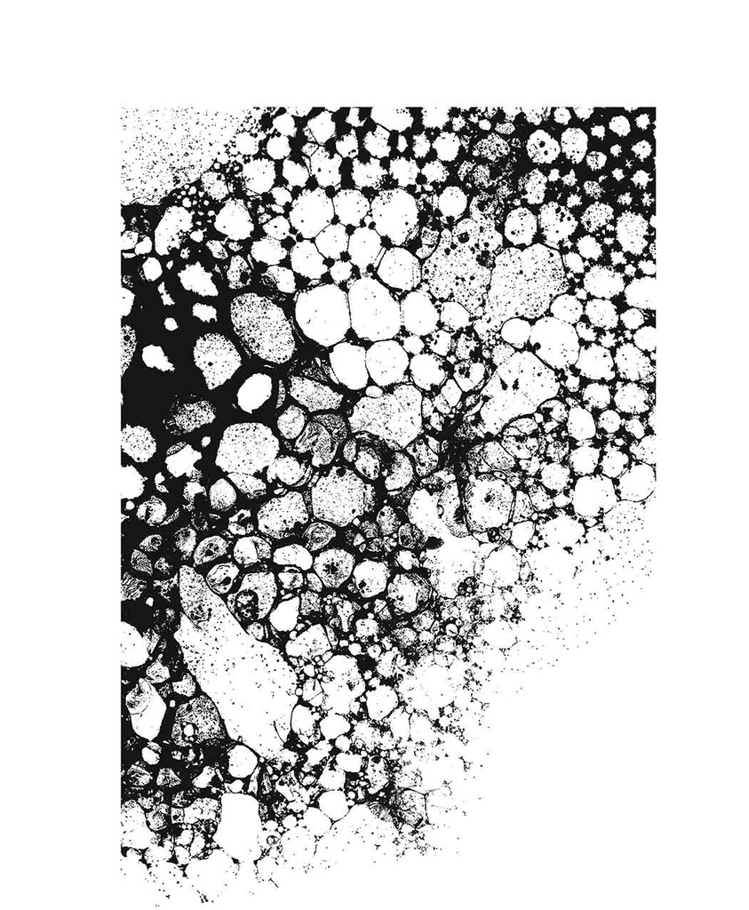 Tim Holtz - Stampers Anonymous - Cling Stamps - Bubbles with Gridblock