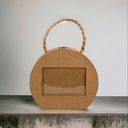 Paper Mache Photo Frame Bag (rounded)