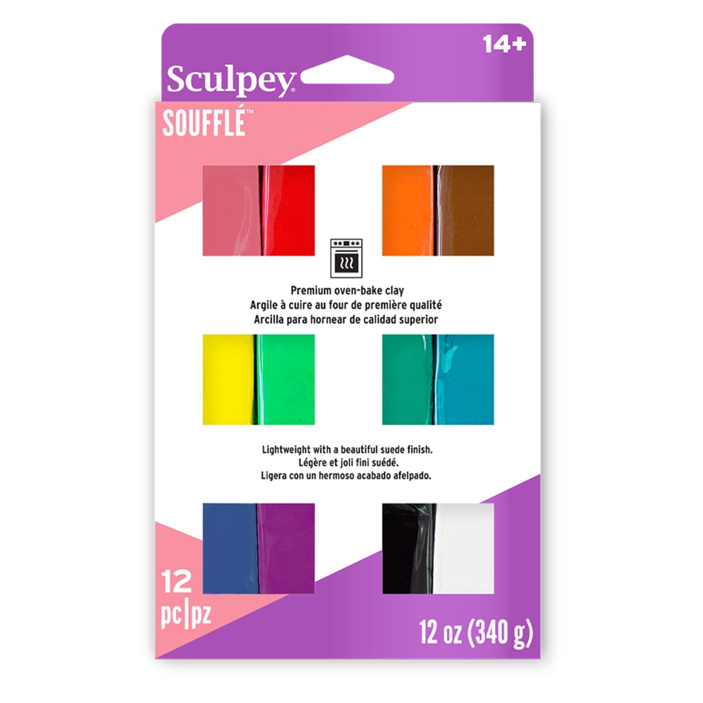 Sculpey Soufflé Multipack - 12x0.9oz (26 g)