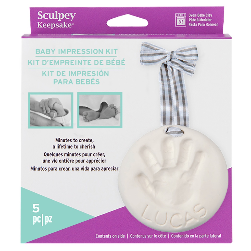 Sculpey Keepsake Baby Impression Kit - White