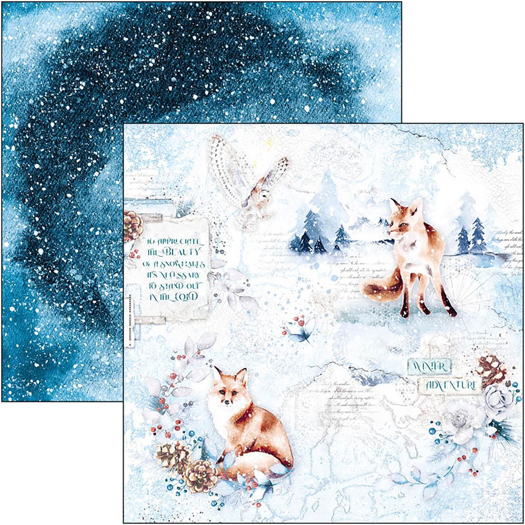 Ciao Bella Paper - Winter Journey Paper Pad (12"x12")
