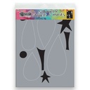 Dylusions A Ton of Trees Stencil