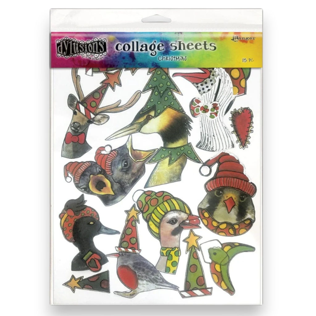 Dylusions Collage Sheets Christmas 1