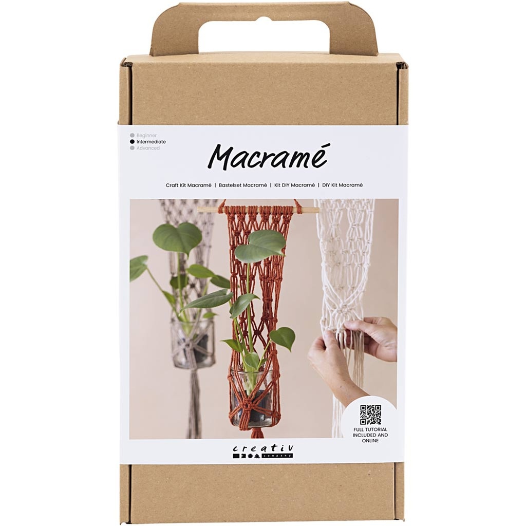 Creativ - Macramé Craft Kit - Flower Hanger