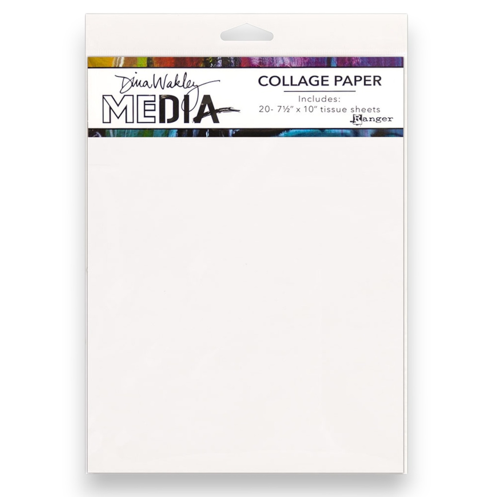 Dina Wakley Media Collage Tissue - Blank