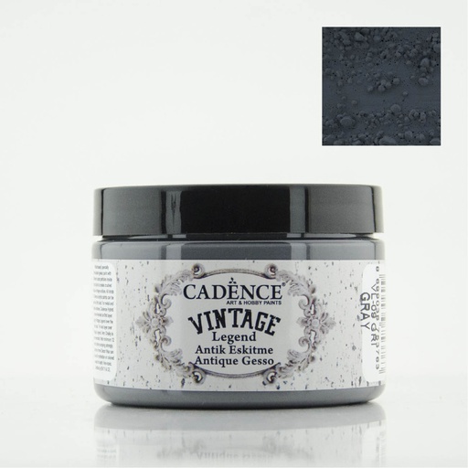 Cadence Vintage Legend Gesso - Gray (150ml)