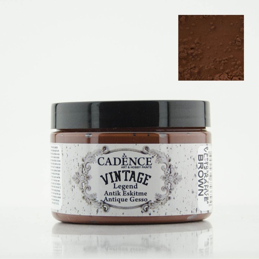 Cadence Vintage Legend Gesso - Brown (150 ml)