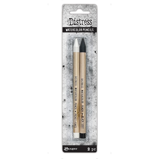 Tim Holtz - Distress Watercolour Pencils - Black & White