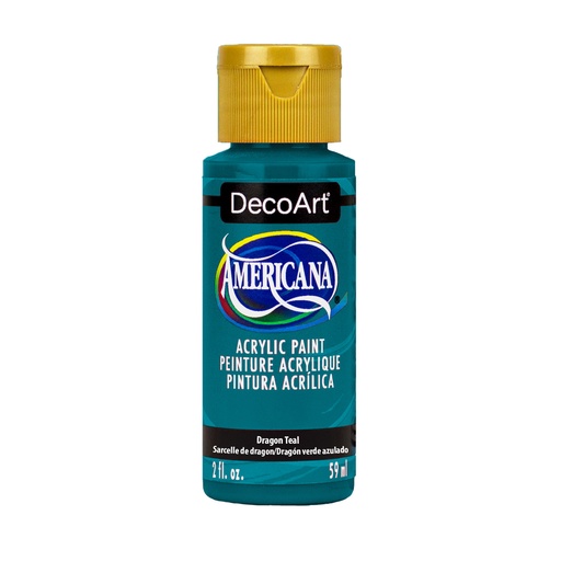 Dragon Teal Decoart Americana Acrylic 2oz 