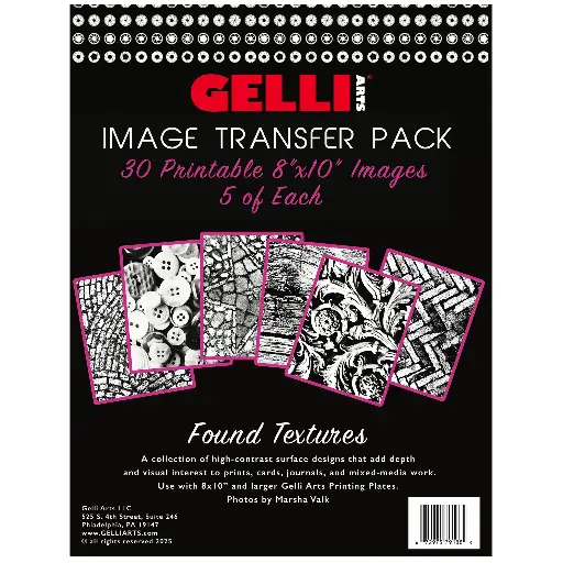 Gelli Arts® Image Transfer Printables - Found Textures