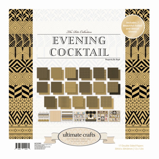 Ultimate Crafts Evening Cocktail 12x12" Paper Pad