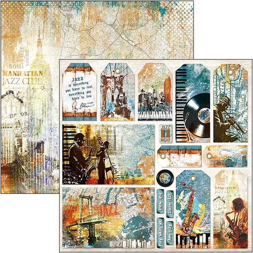 Ciao Bella Paper - Blue Note 12"x12" (x12)