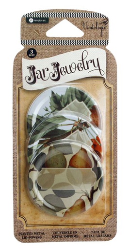 Hampton Art - Fruit Metal Lid Cover (3Pk)