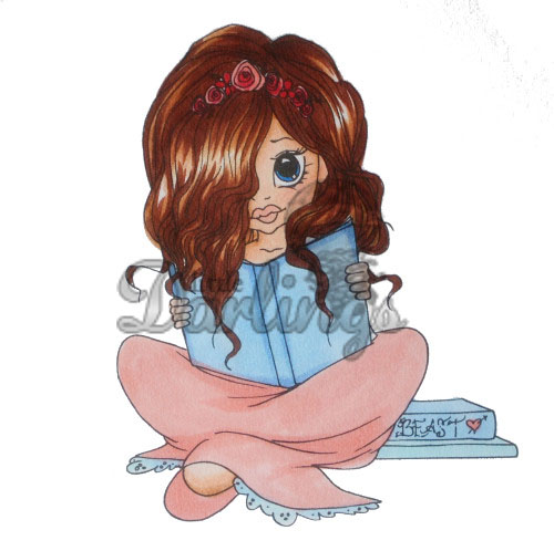 Saturated Canary - Reading Beauty stamp set