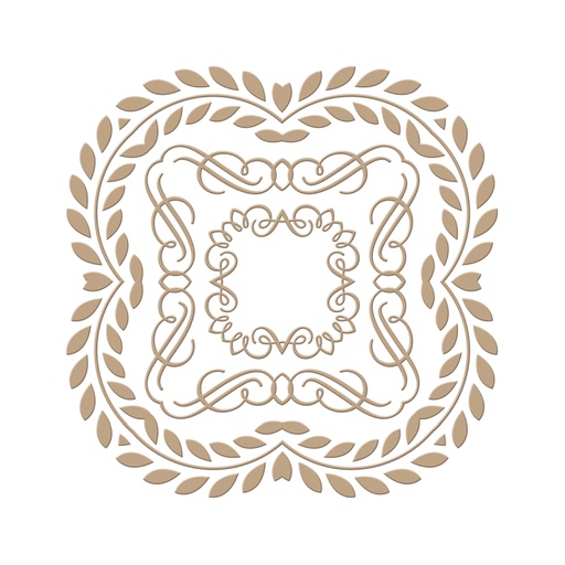 Spellbinders Glimmer Plate - Elegant Square 