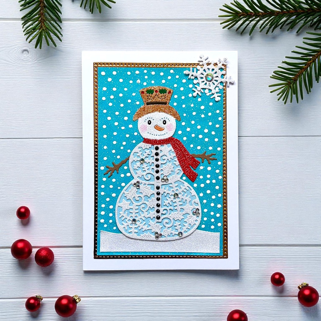 Sweet Dixie Filigree Snowman die set