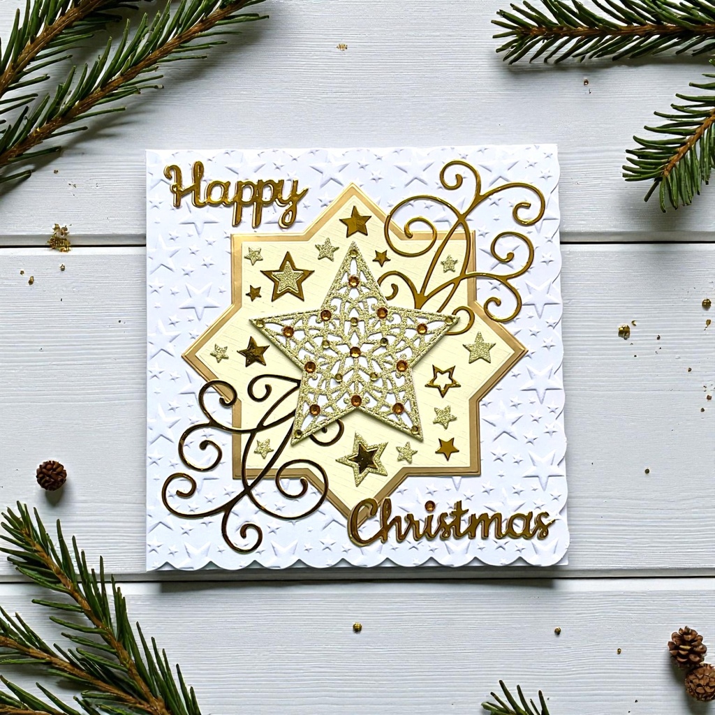 Sweet Dixie Filigree Stars die set