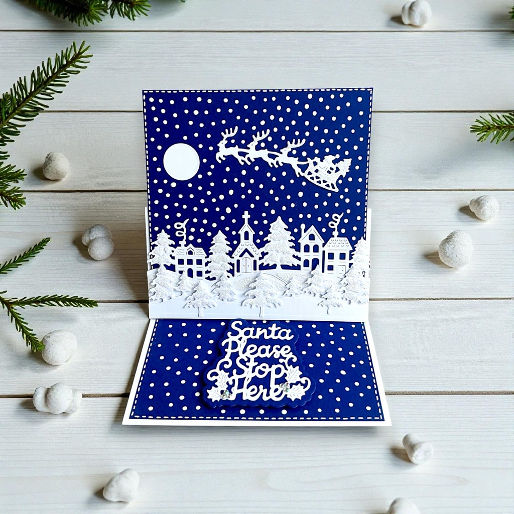 Sweet Dixie Naughty or Nice… Layered Sentiment die set