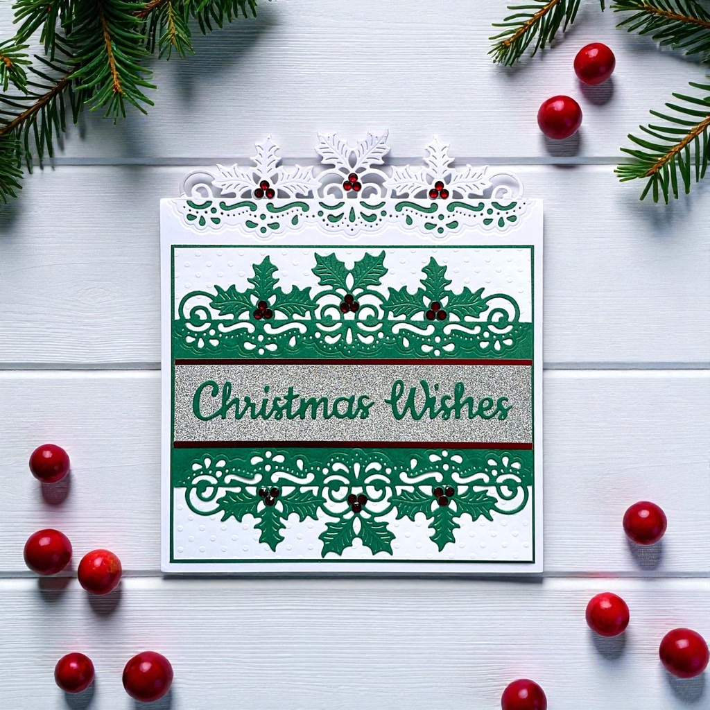 Sweet Dixie Fancy Holly Edger die set