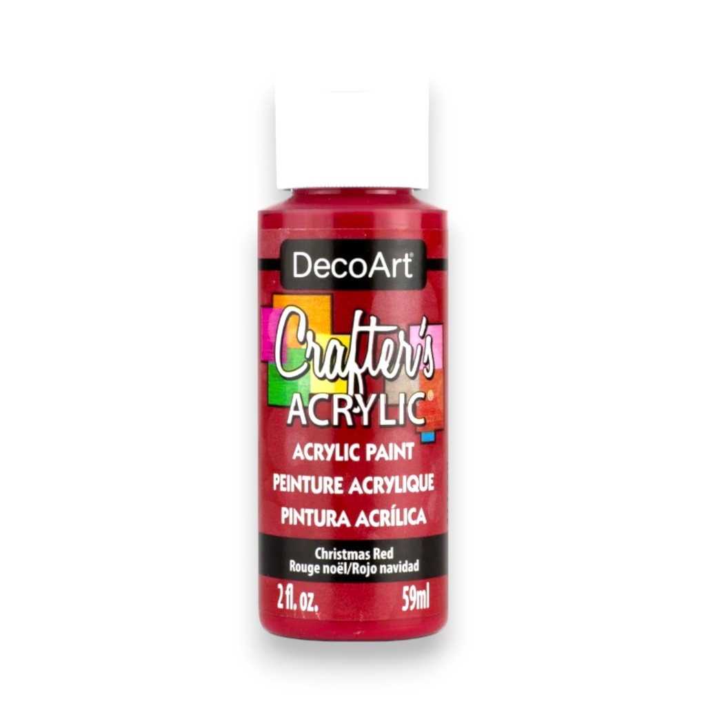 Christmas Red Crafters Acrylic 2oz