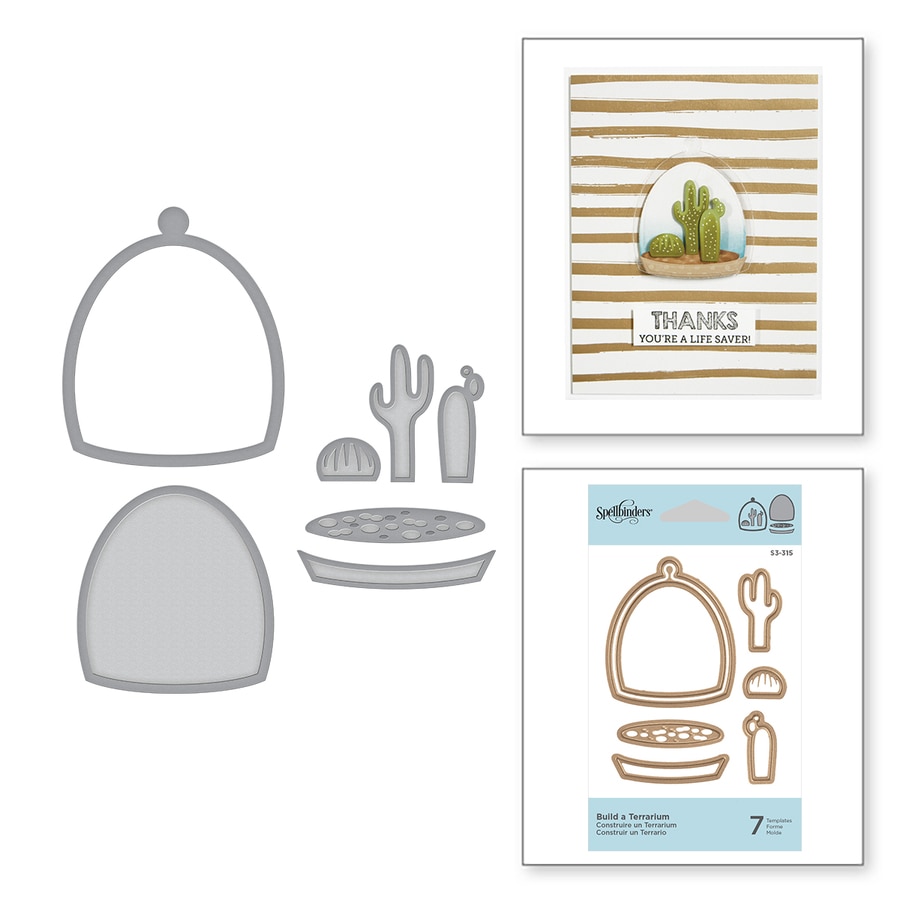 Spellbinders Die D-Lites - Build a Terrarium 