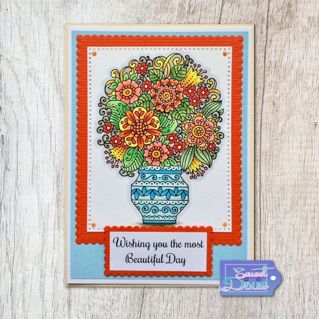 Sweet Dixie Fantasy Floral Vase of Flowers