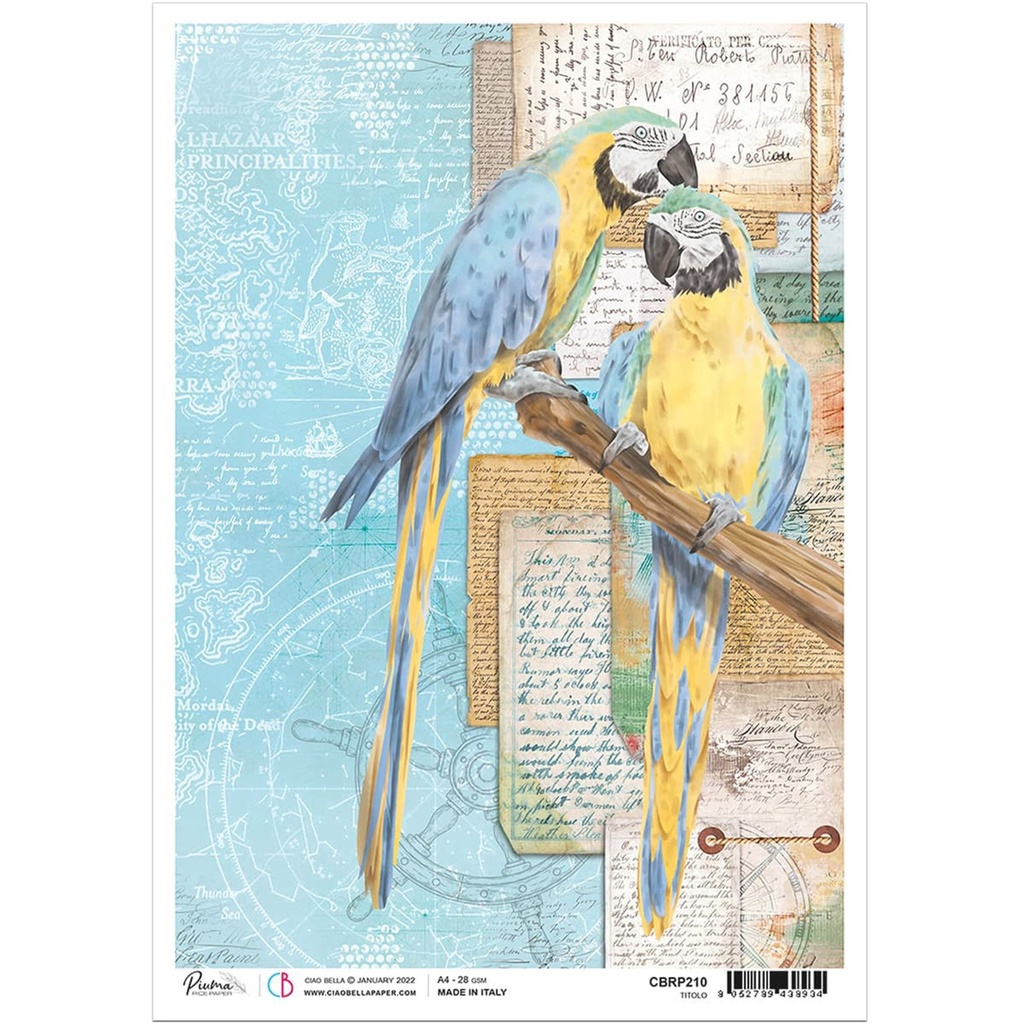 Ciao Bella Paper Vintage Ocean Rice Paper Selection (5 designs)