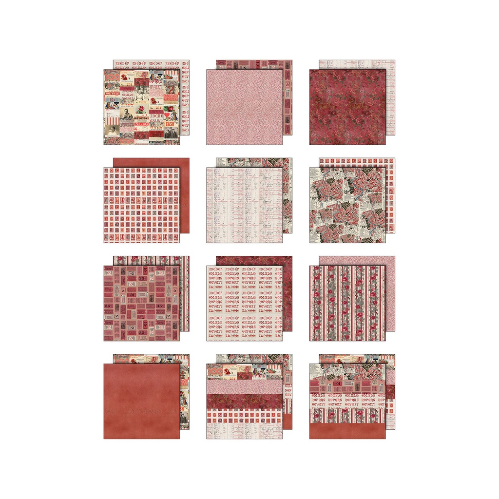 Tim Holtz Idea-ology Palette Collection: Red 8 x 8