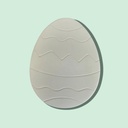 Pattern embossed Egg Tile (Wrap of 6)