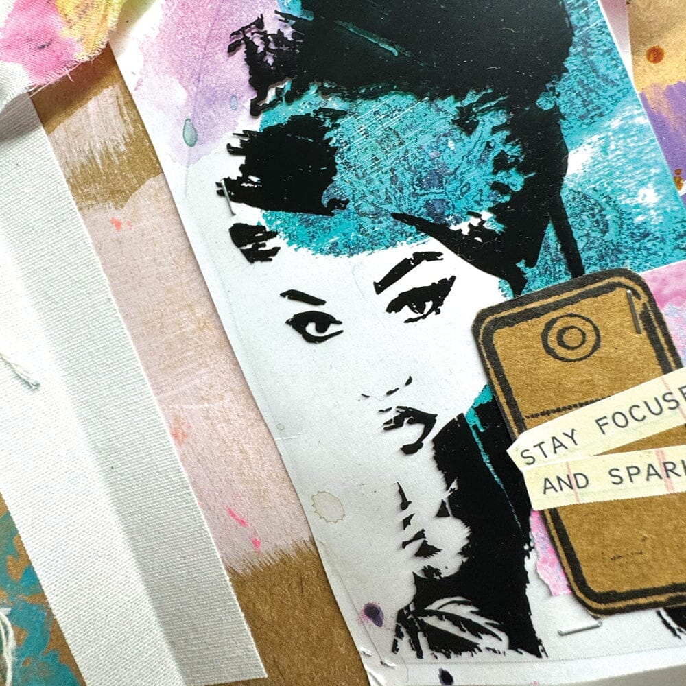 Dina Wakley MEdia Acrylic Paint - Cocoa (1oz)