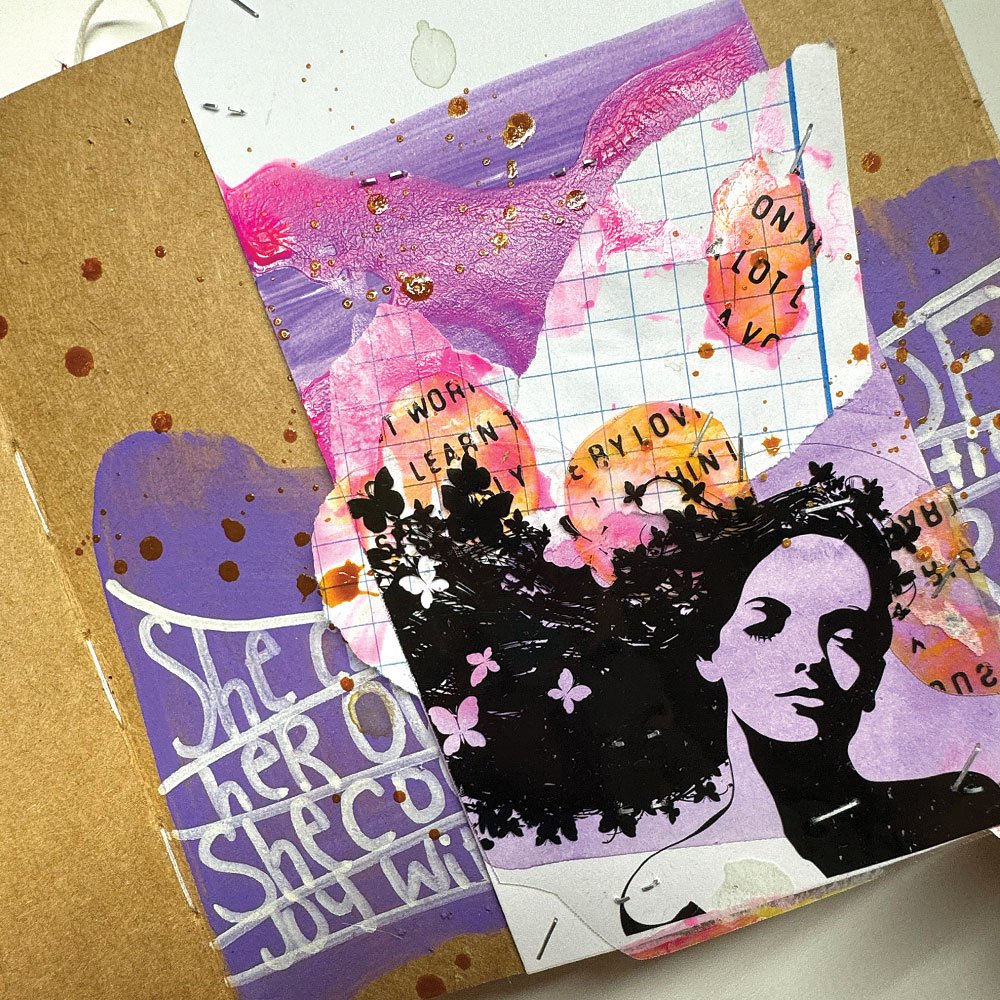 Dina Wakley MEdia Acrylic Paints - Iris (1oz)