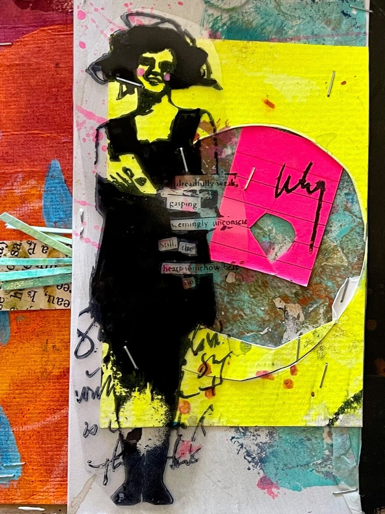 Dina Wakley MEdia Acrylic Neon Paints - Gnarly (1oz)