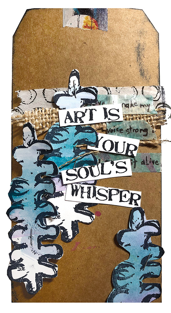 Dina Wakley MEdia Rubber Stamps - Scribbled Branches 