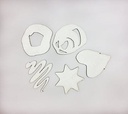 Dina Wakley MEdia Chipboard Shapes - Basics 