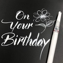 Kuretake Zig Cartoonist Brush Pen - White (with poly bag)