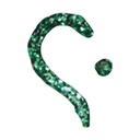 Plaid Fashion Relief™ Dimensional Fabric Paint – Kelly Green Glitter (1.1oz)