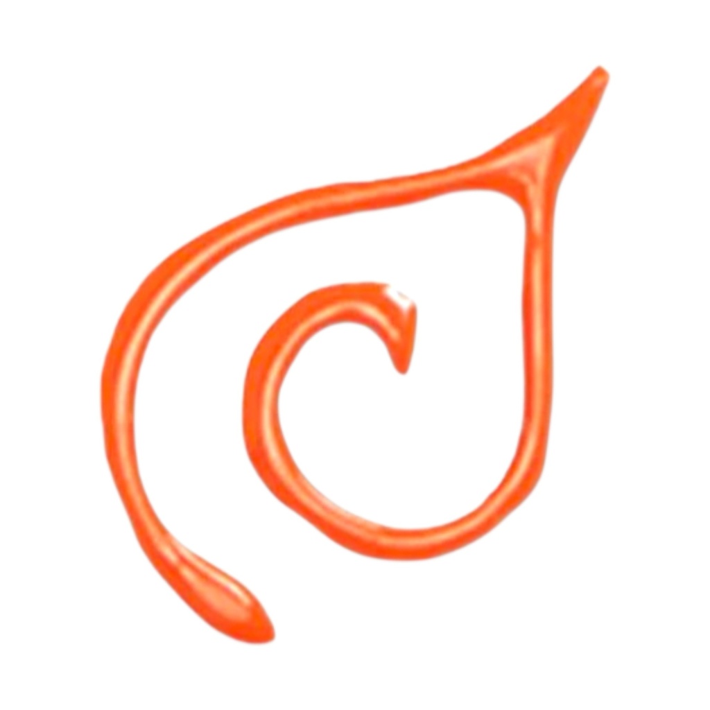 Plaid Fashion Relief™ Dimensional Fabric Paint – Bright Orange Shiny (1.1oz)