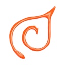 Plaid Fashion Relief™ Dimensional Fabric Paint – Bright Orange Shiny (1.1oz)