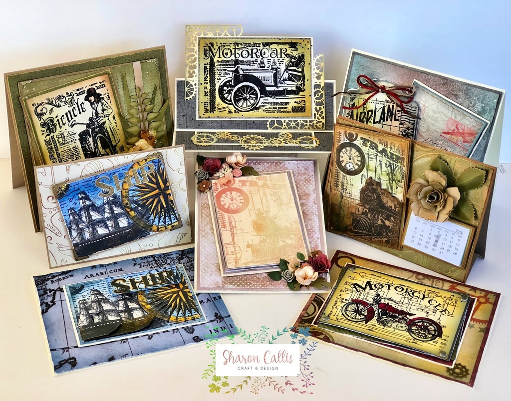Sharon Callis Ship Stamp Set