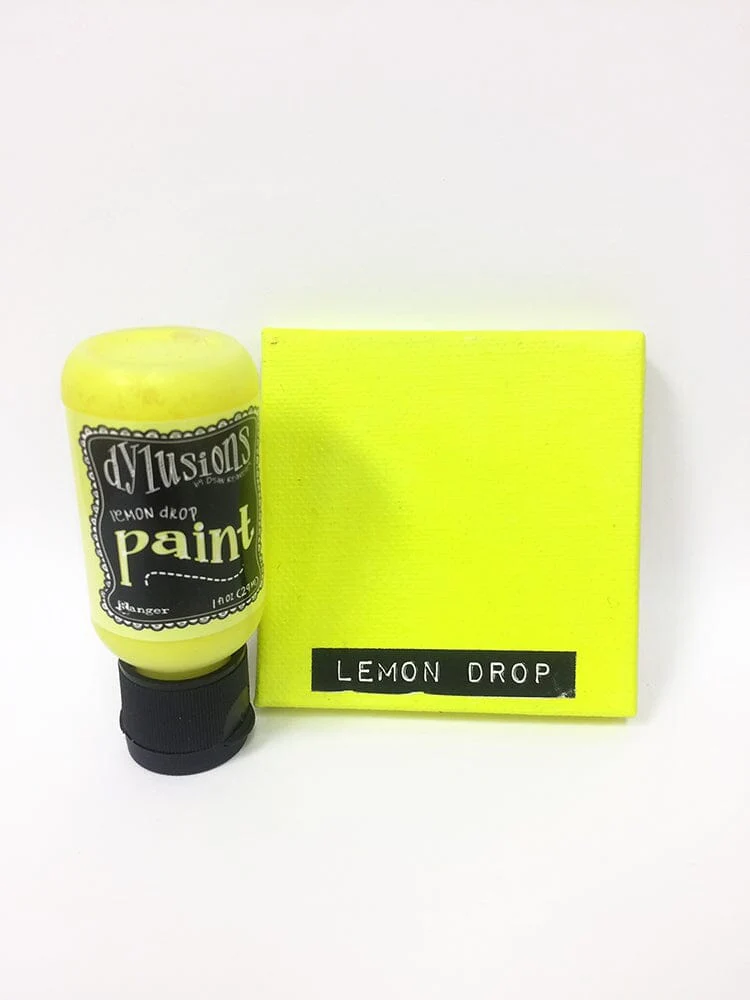 Dylusions Acrylic Paint - Lemon Drop (1oz)