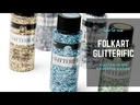 FolkArt Glitterific - Aqua (2oz)