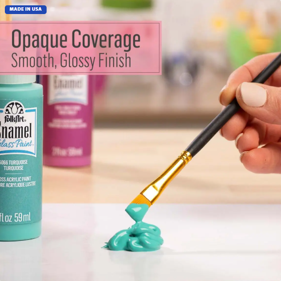FolkArt Enamels™ - Wicker White (2oz)