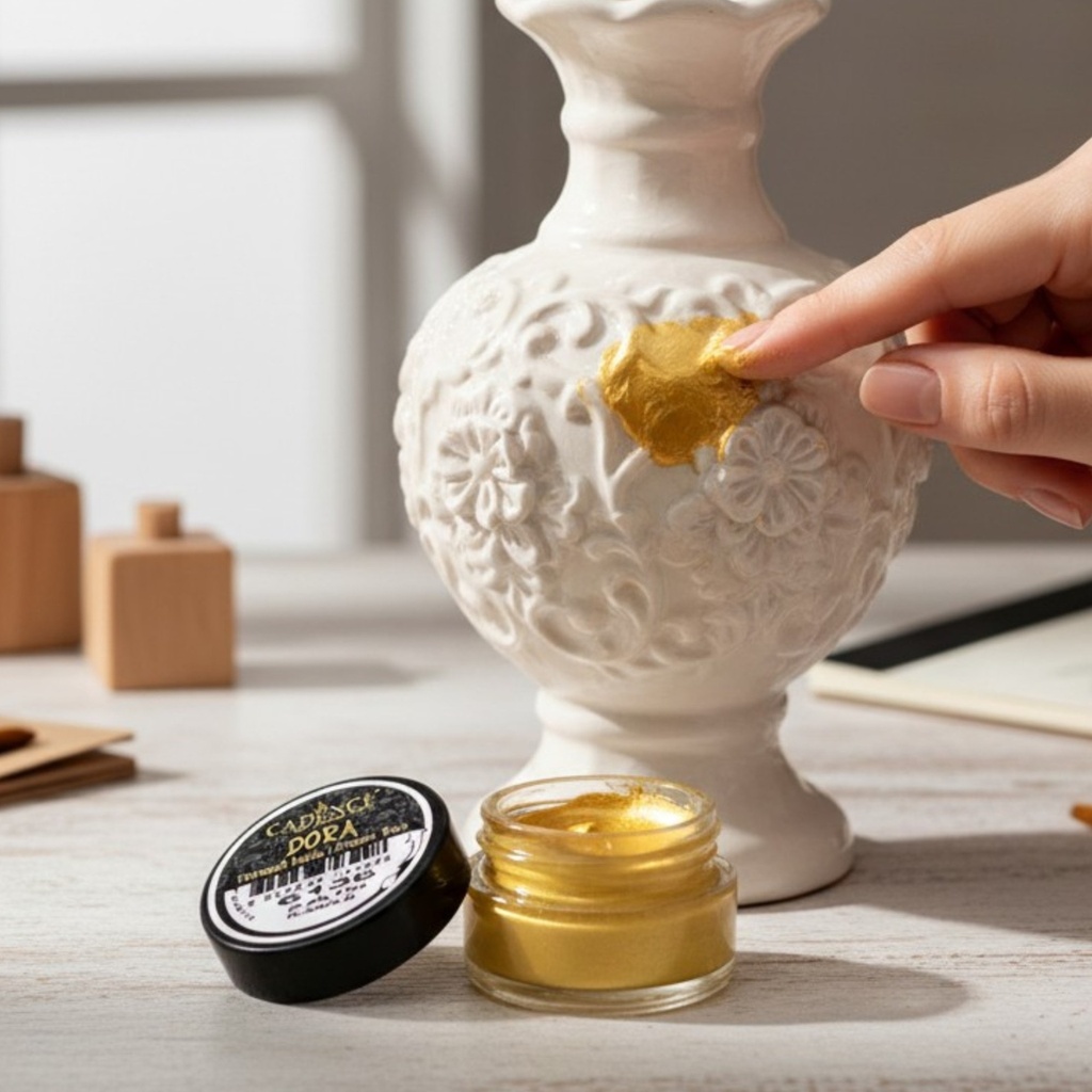 Cadence Dora Metallic Finger Wax - R.Gold (20ml)