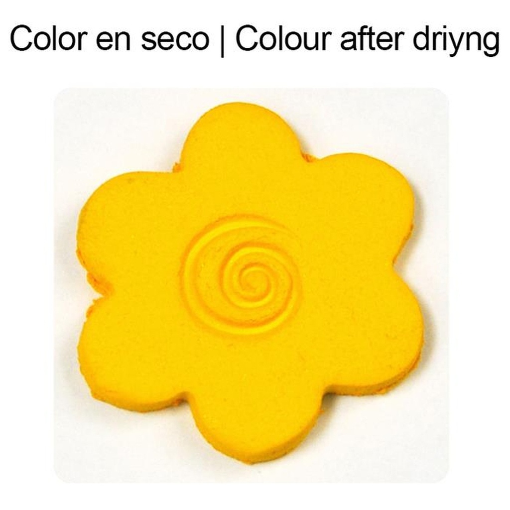 COLORPLUS 500g Yellow Coloured Natural Self-hardening Clay