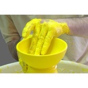 COLORPLUS 500g Yellow Coloured Natural Self-hardening Clay