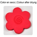 COLORPLUS 500g Red Coloured Natural Self-hardening Clay