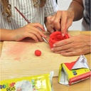 COLORPLUS 500g Red Coloured Natural Self-hardening Clay