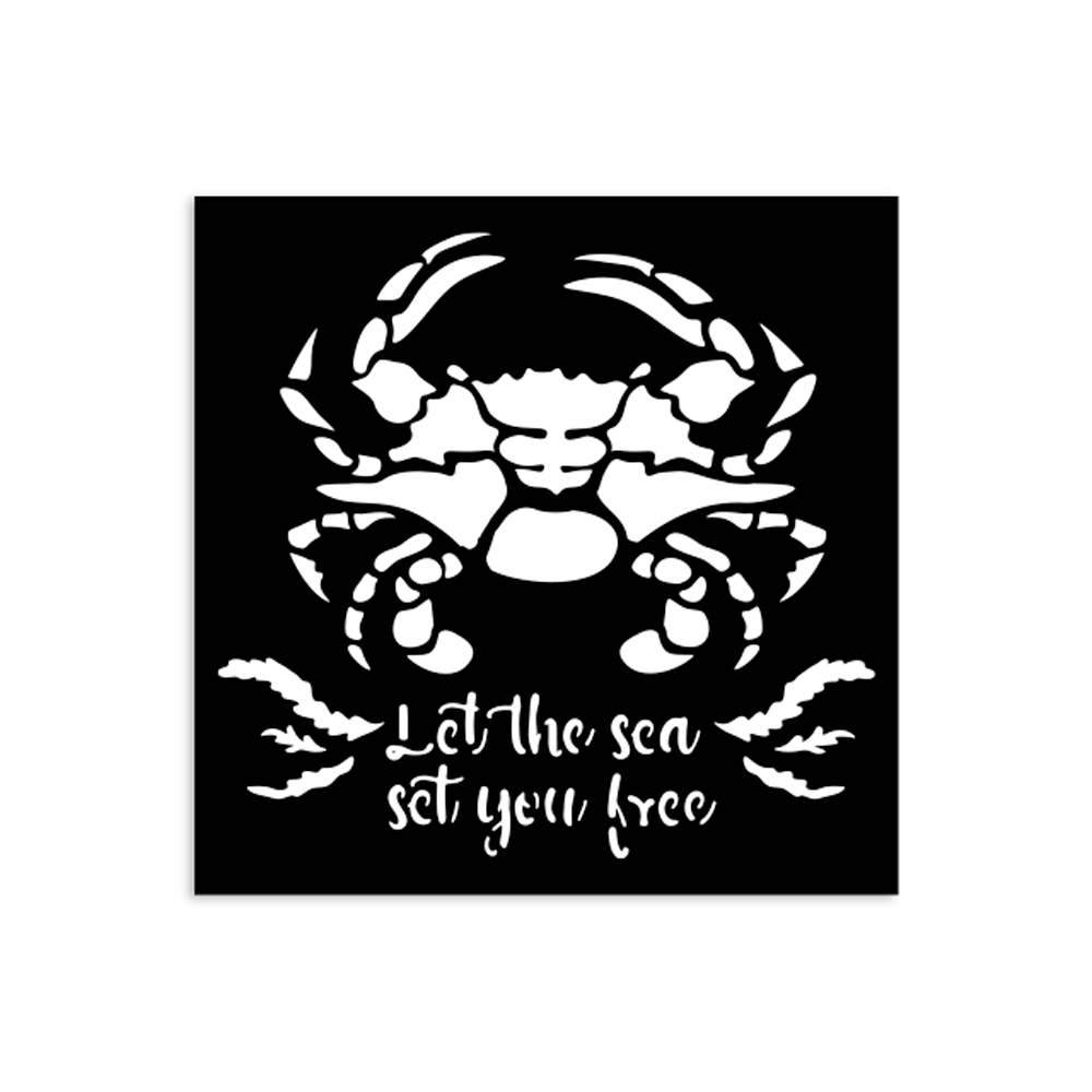Assortment stencil Silent Sea 8 pcs 